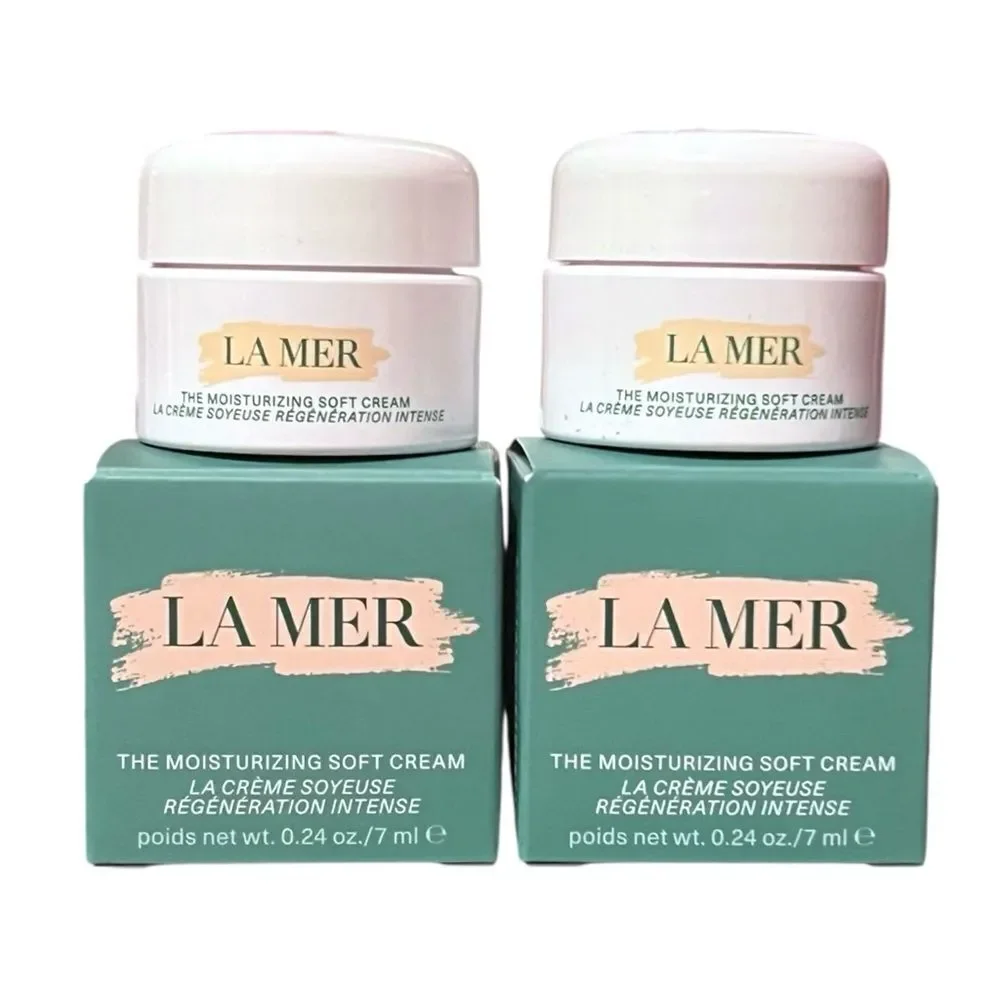 2 Pack La Mer The Moisturizing Soft Cream 7 ml